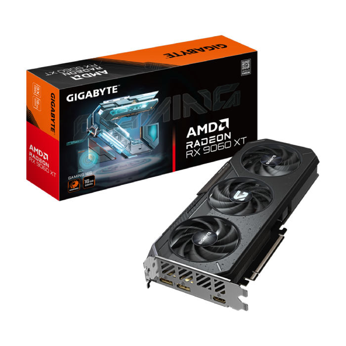 کارت گرافیک گیگابایت مدل Radeon RX 9060 XT GAMING 16GB GDDR6